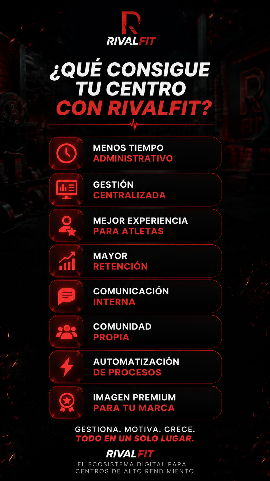 RivalFit Beneficios — JGStudio